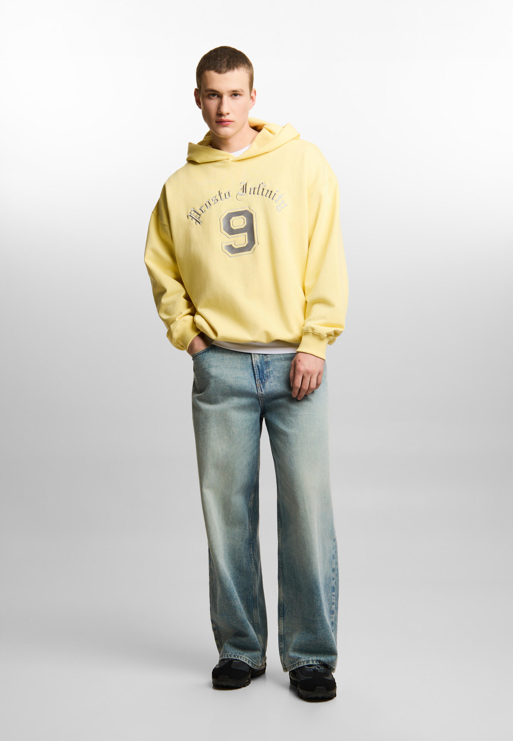 Bluza sportowa męska Prosto Nine z kapturem 2/6