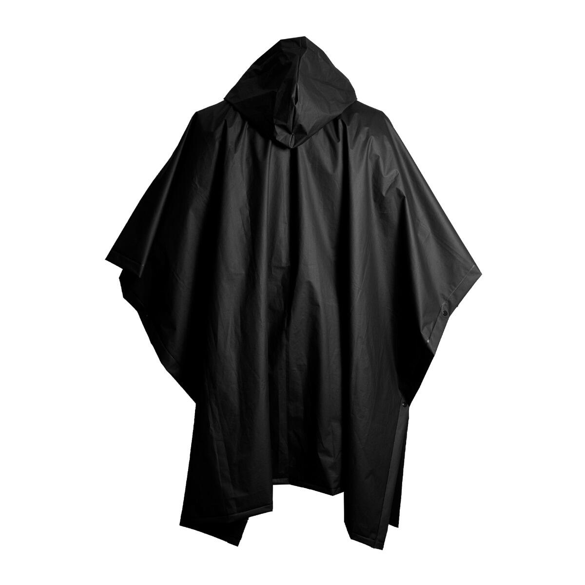 Poncho Impermeabile Black 3/7