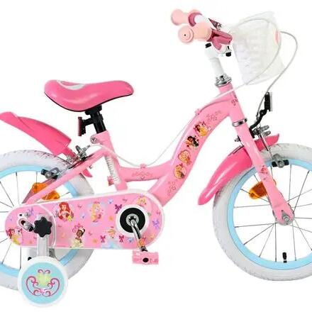 Disney Princess 14-inch girls' bike pink two hand brakes