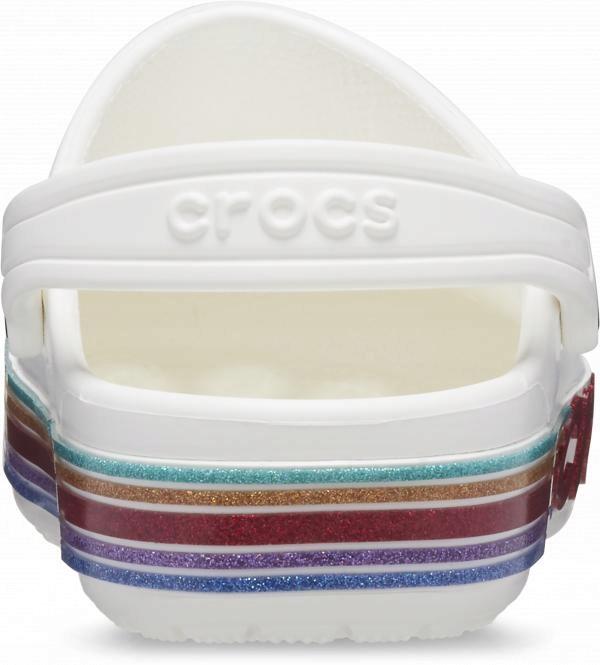 Chodaki Dla Dzieci Crocs Bayaband Rainbow Glitter Clog Kids 5/6