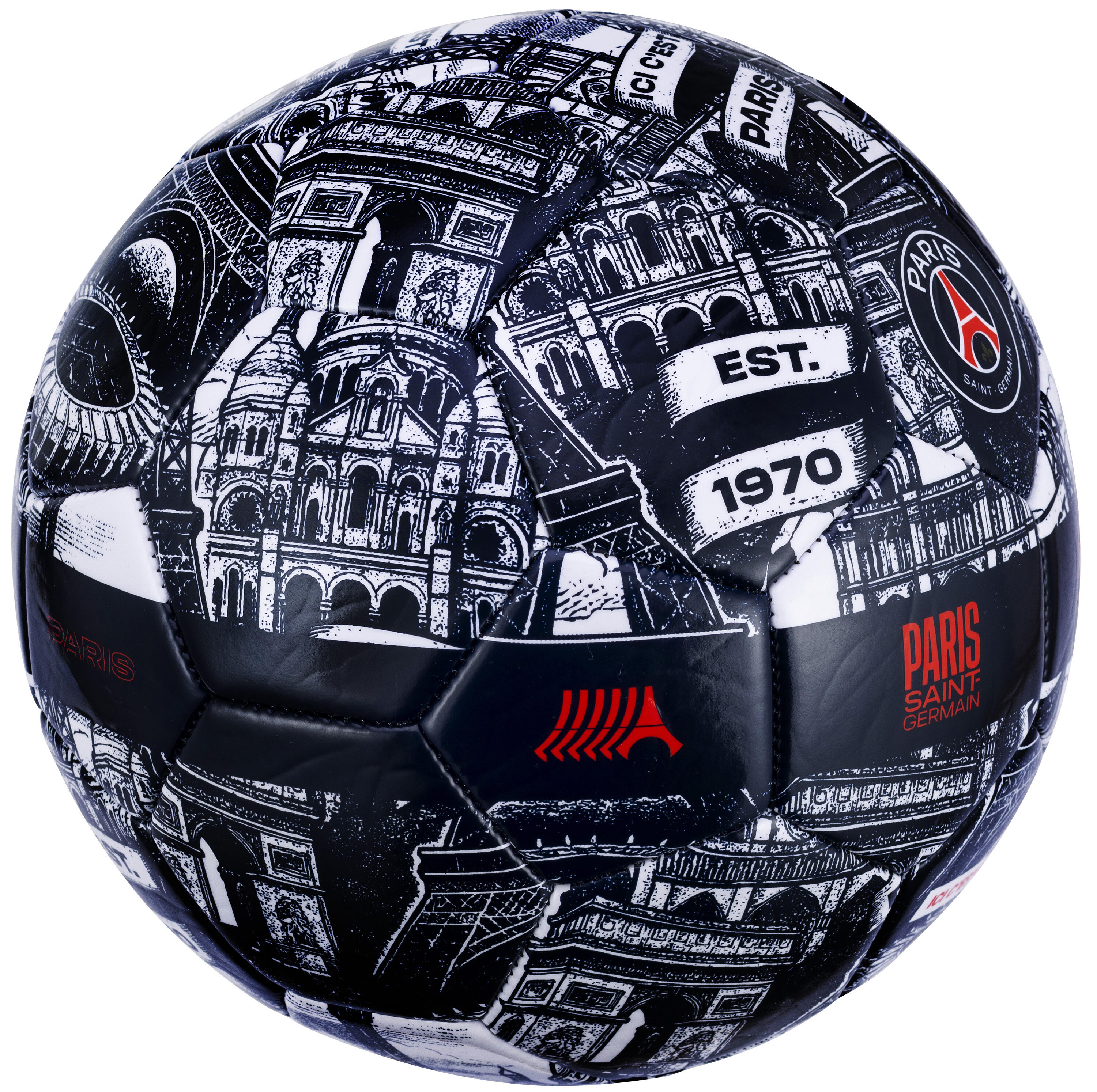 Ballon de football PSG - Collection officielle PARIS SAINT GERMAIN - Taille 5 2/2