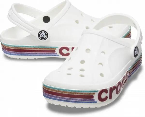 Chodaki Dla Dzieci Crocs Bayaband Rainbow Glitter Clog Kids 2/6