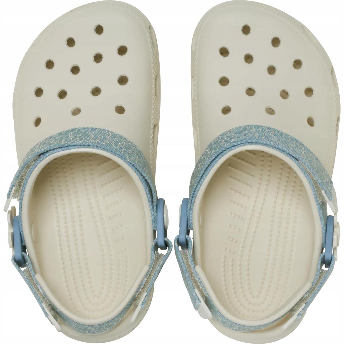 Chodaki Dla Dzieci Crocs Classichodaki Dla Dzieci Crocs Classic Dnm Flwr Adj Bac 6/6
