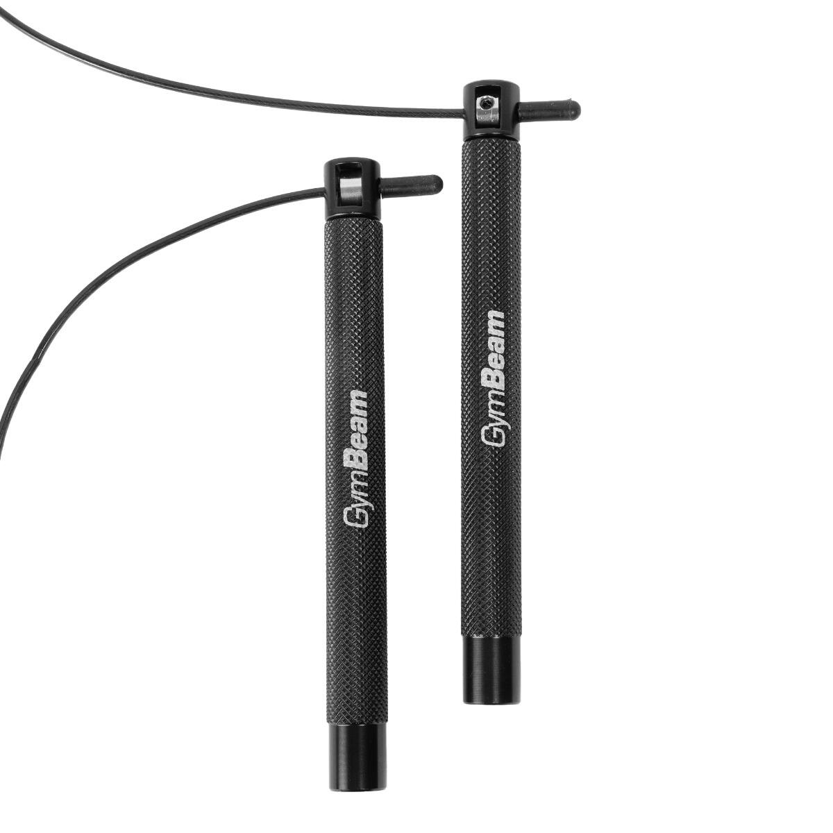 Corda da salto cardio regolabile 3 m nera Speed Rope 3/7