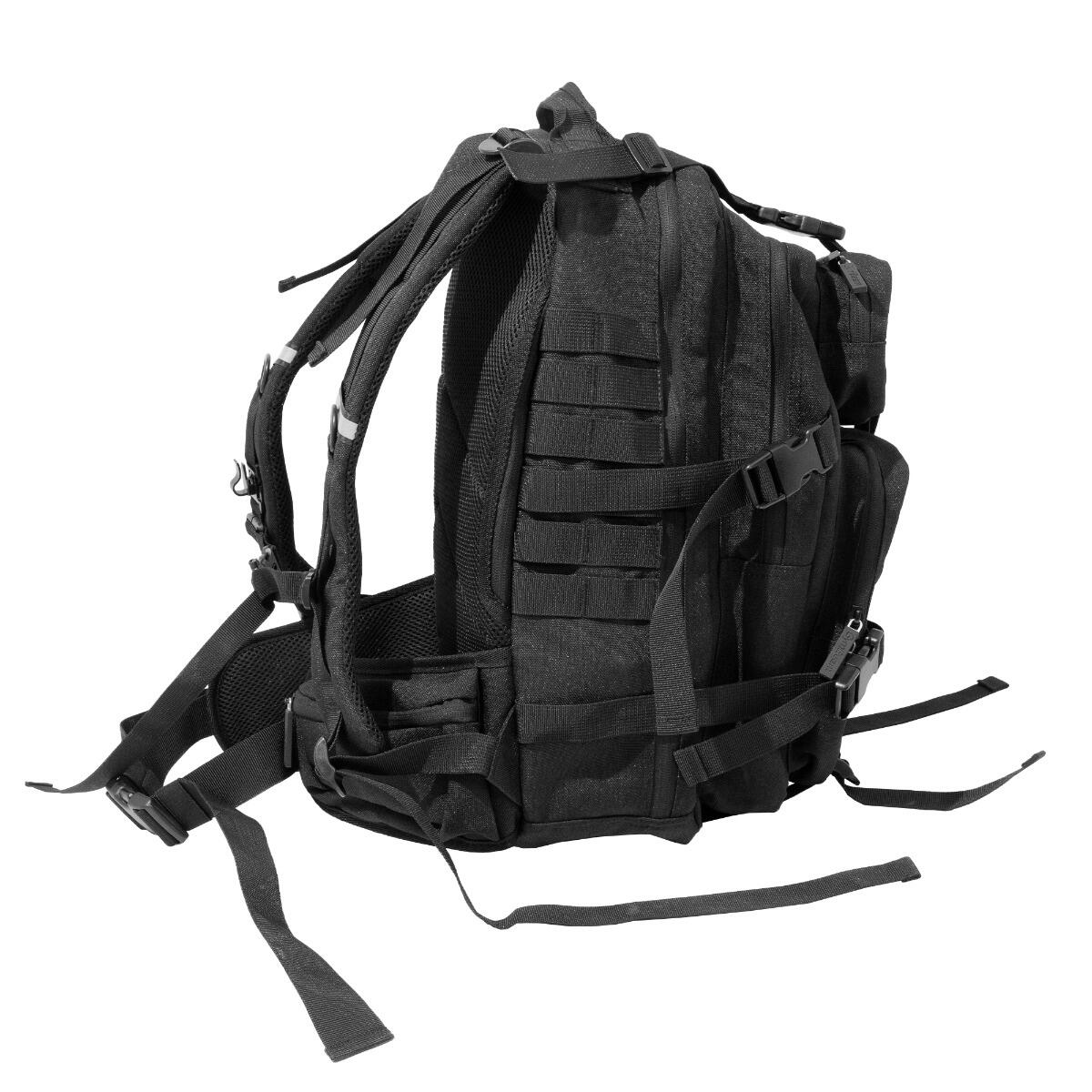 Zaino trekking tattico 30 l nero 3/7