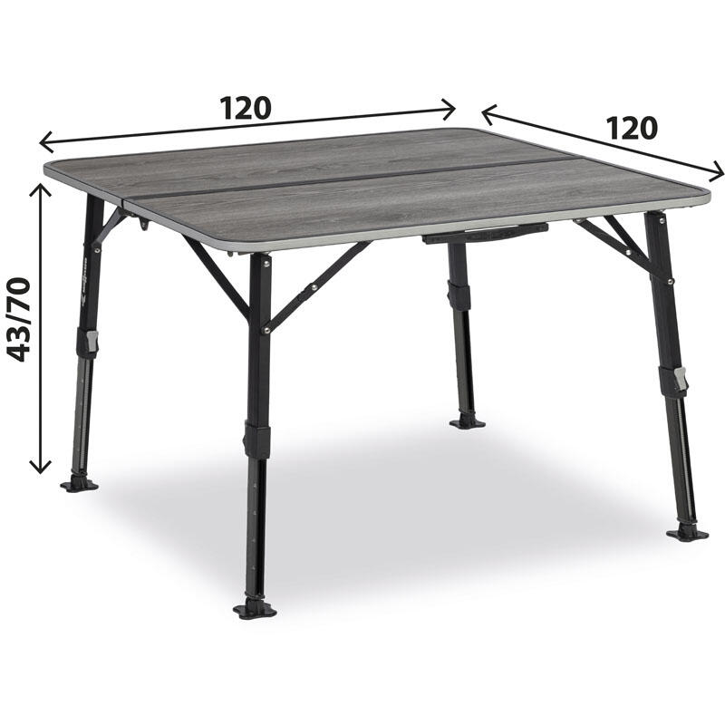 Brunner Elùtop Compack Square 120 - campingtafel 3/5