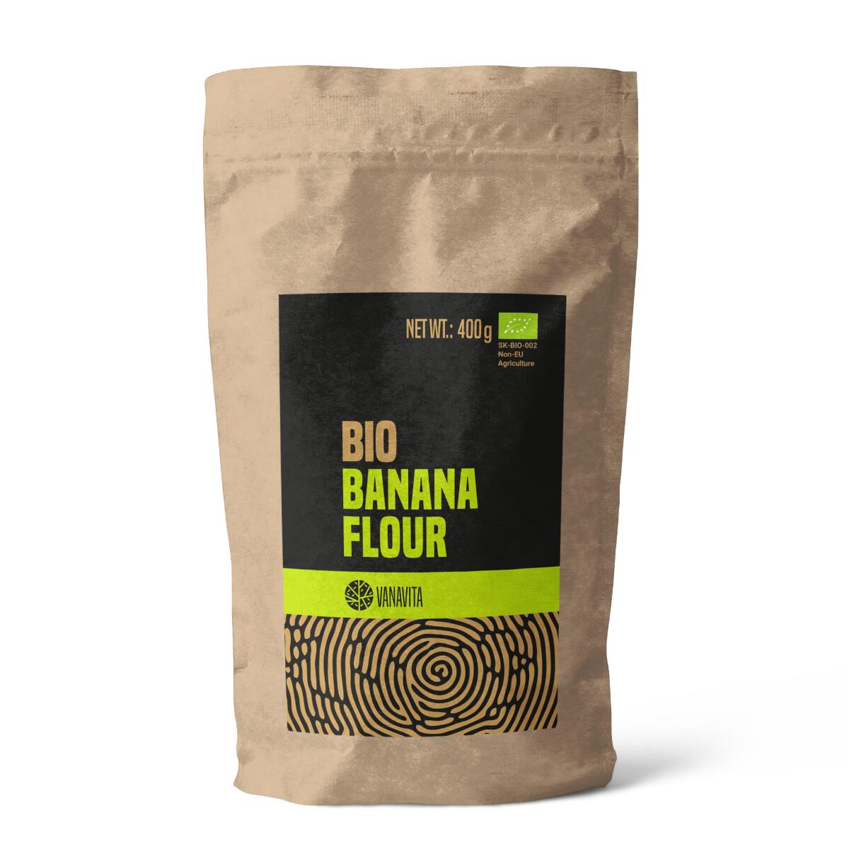 GYMBEAM Mouka z banánů prášek BIO 400 g