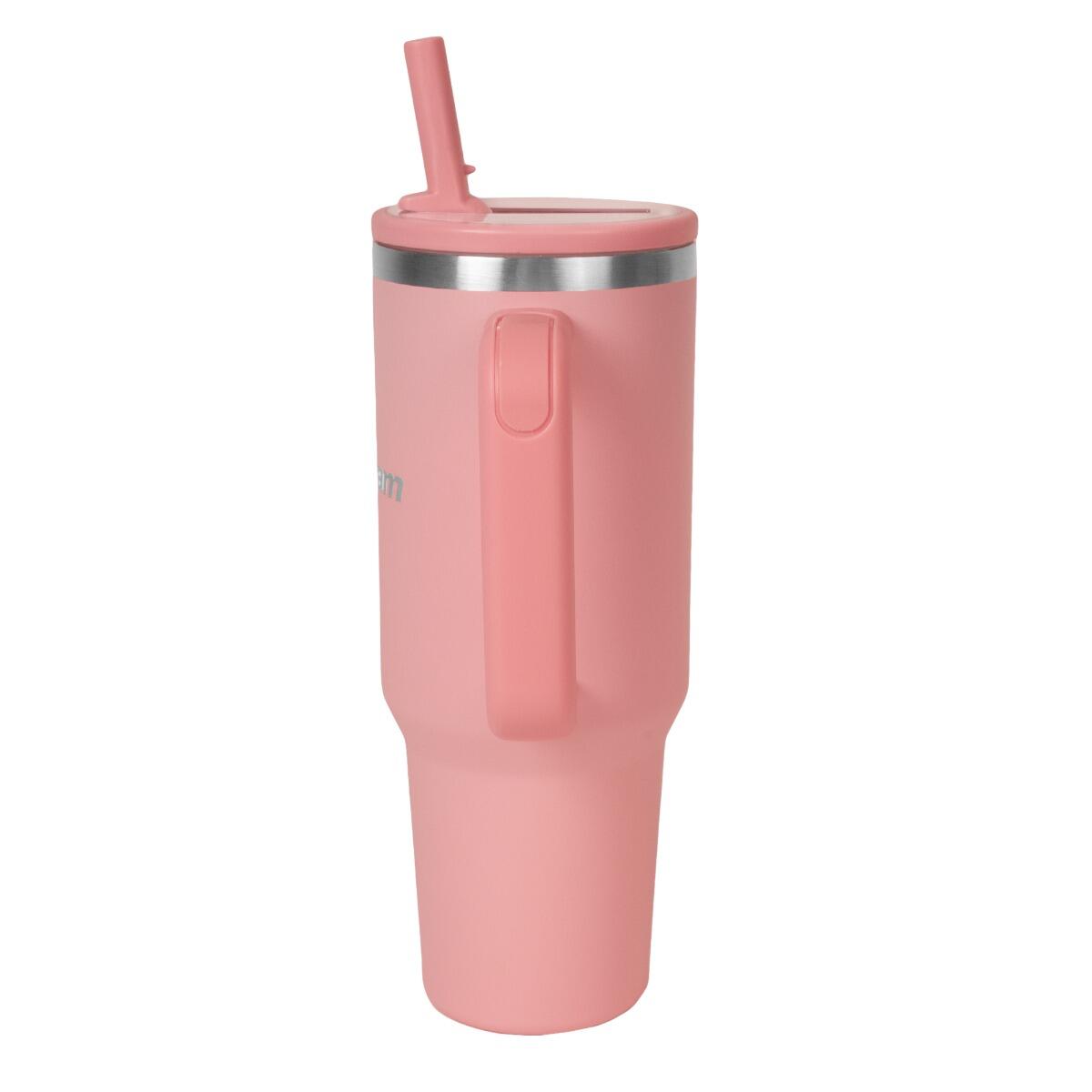 Kubek termiczny stalowy z uchwytem 1,2 l Pink 3/6