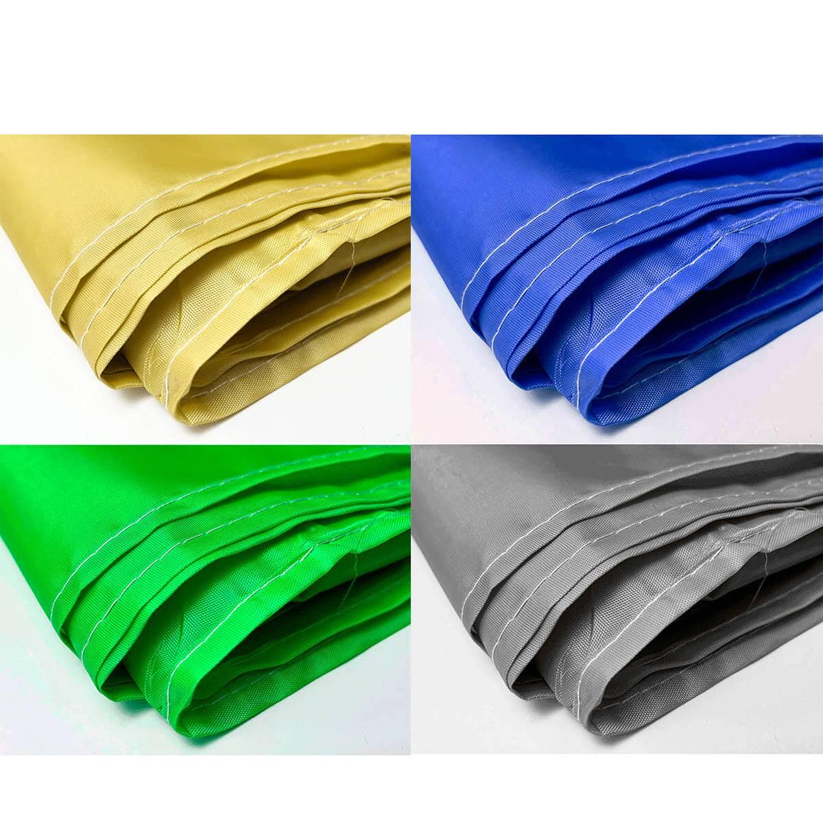 Parede lateral fechada 3x2m para tenda articulada 3x3m – impermeável, azul 5/5