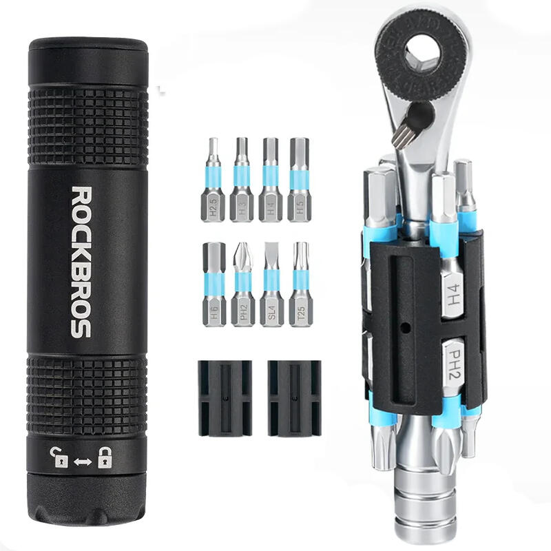 Zestaw narzędzi rowerowych grzechotka Rockbros 10el RB-8601 bity