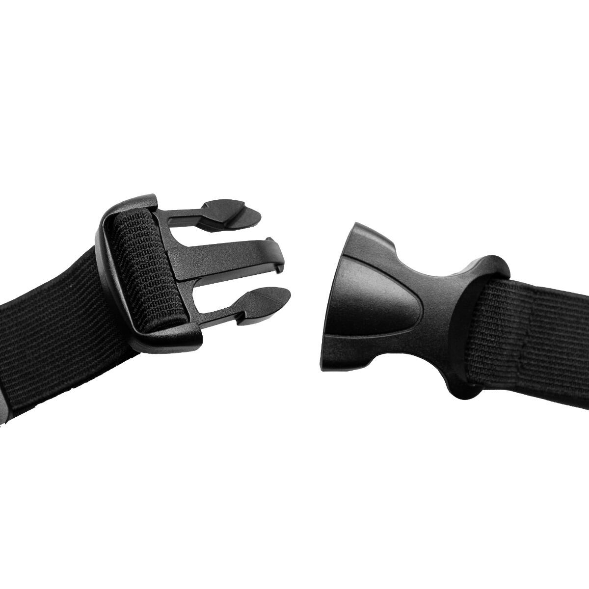 Cintura Portapettorale da Running Black 3/5