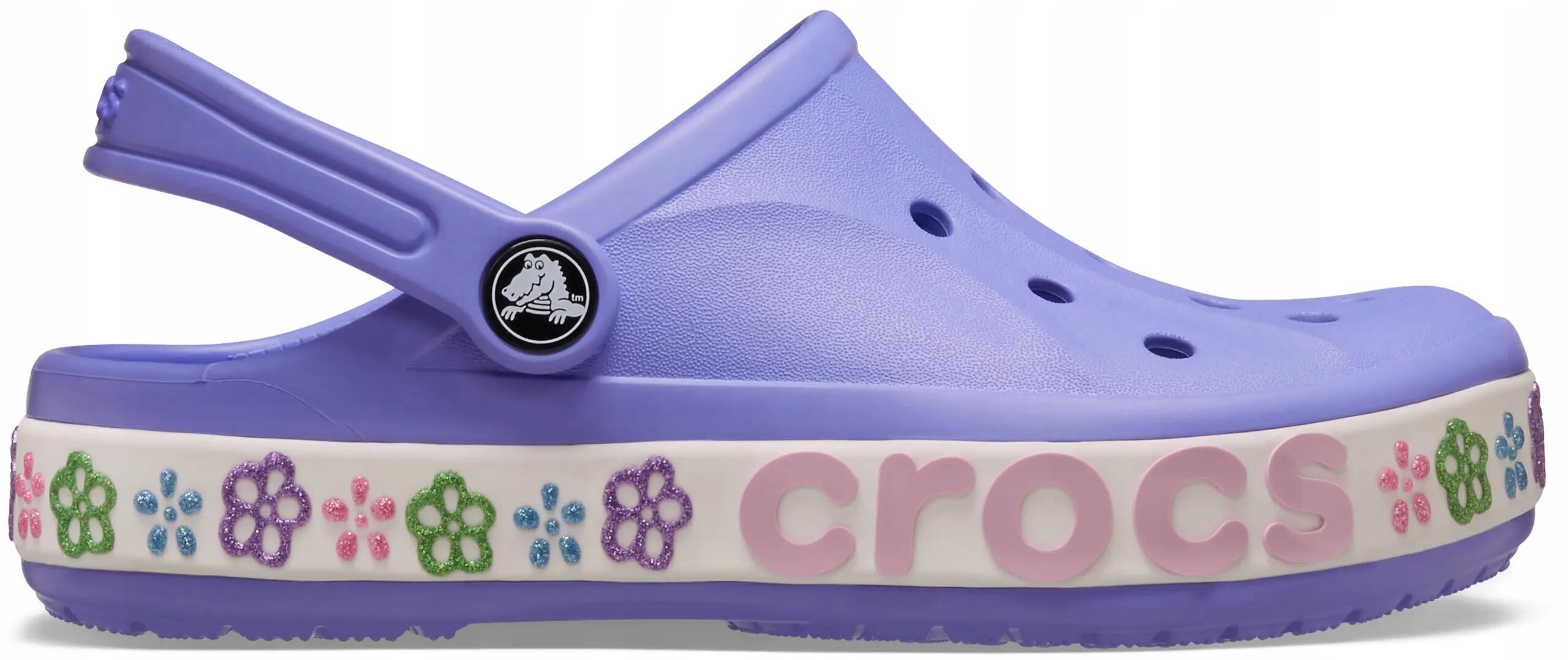 Chodaki Dla Dzieci Crocs Bayaband Flower Band Clog 3/6