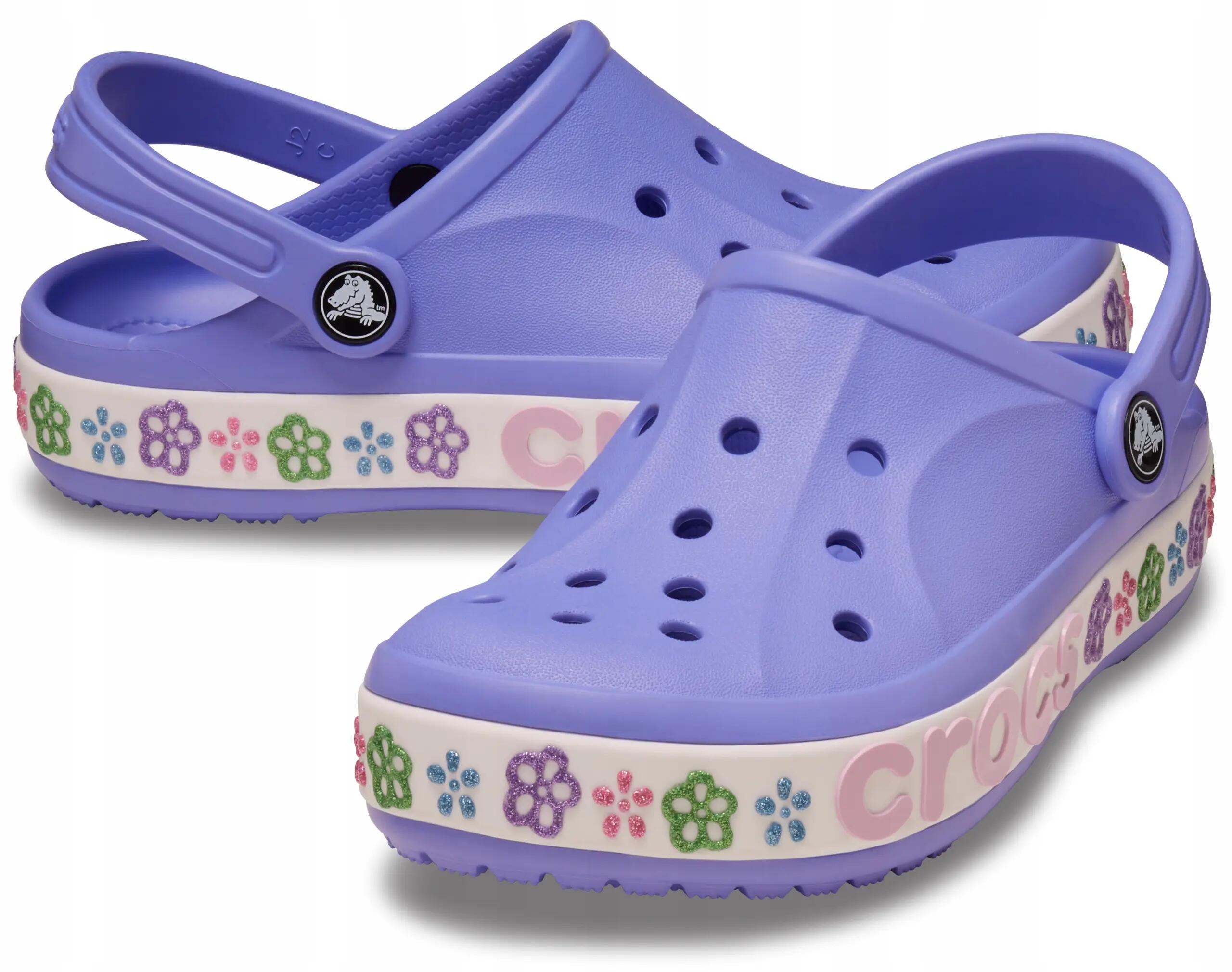 Chodaki Dla Dzieci Crocs Bayaband Flower Band Clog 2/6