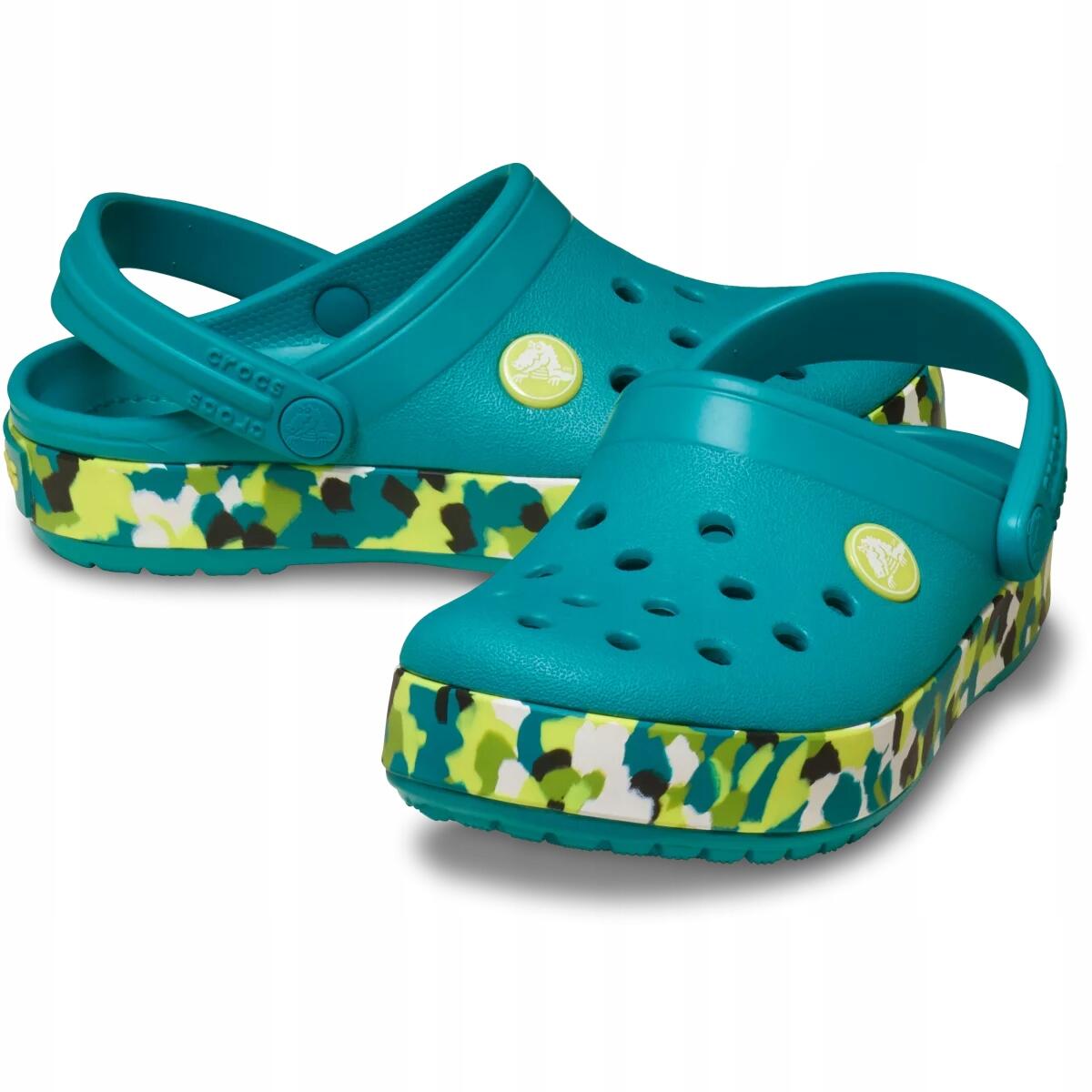 Chodaki Dla Dzieci Crocs Crocband Glow Confetti Clog 2/6