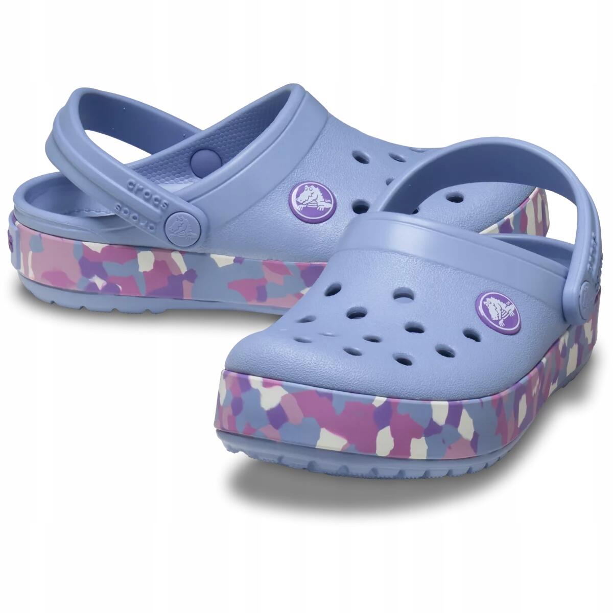 Chodaki Dla Dzieci Crocs Crocband Glow Confetti Clog. 2/6