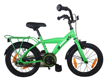 Bikefun Kinderfahrrad Boost 16 Zoll mit Rücktrittbremse - Grün