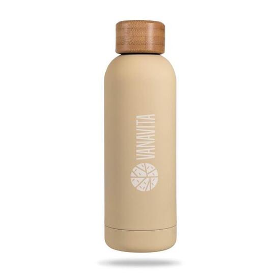 Butelka termiczna stalowa 500 ml bambusowa