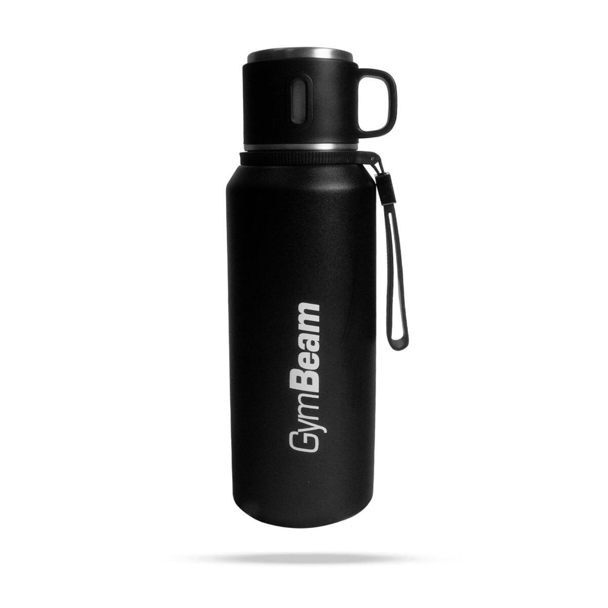 Termos próżniowy stalowy 1000 ml czarny