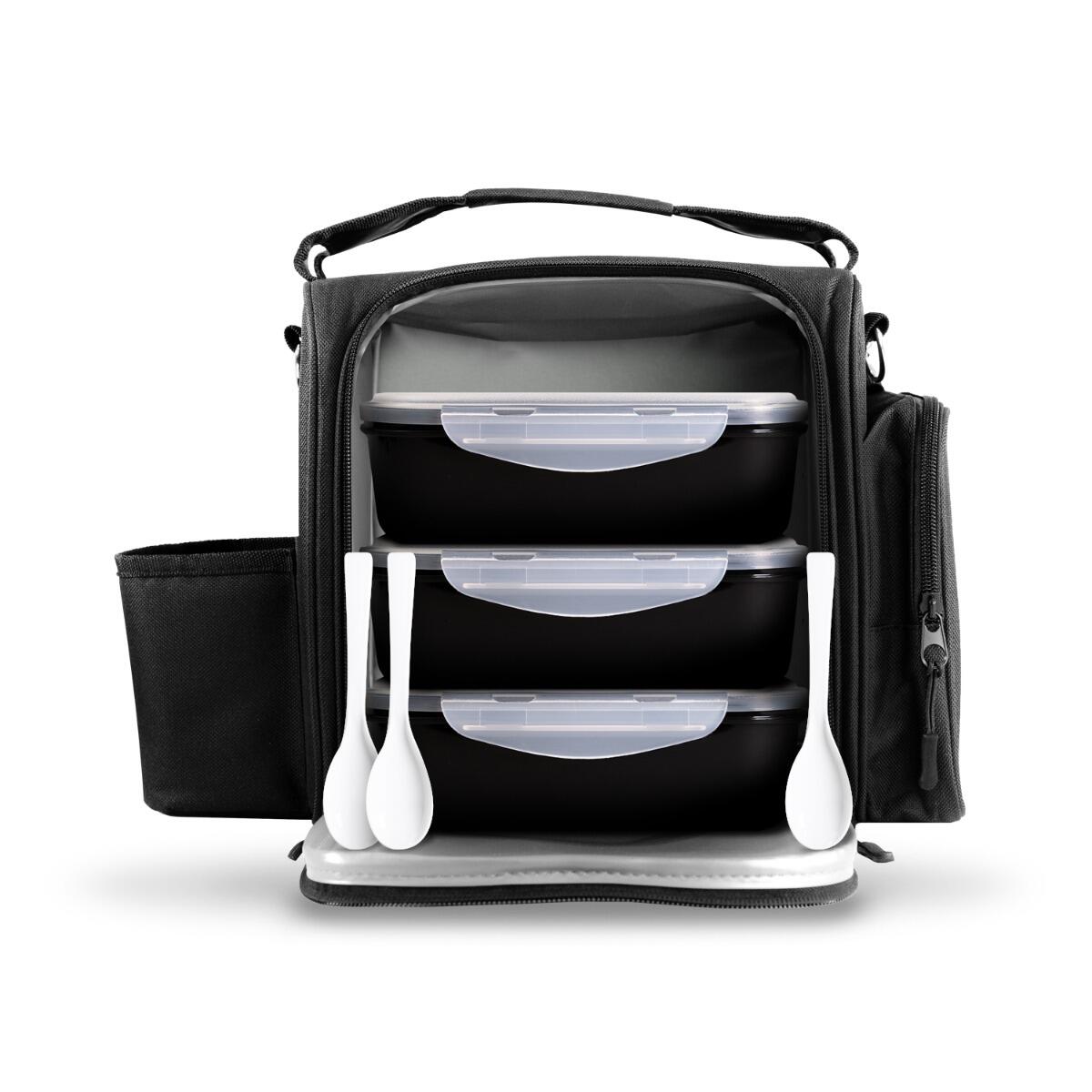 Borsa termica in poliestere 10,2 L nera FIT 3/6