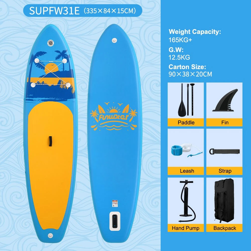 FunWater SUPFW31E SUP inflável 335x84x15 3/6