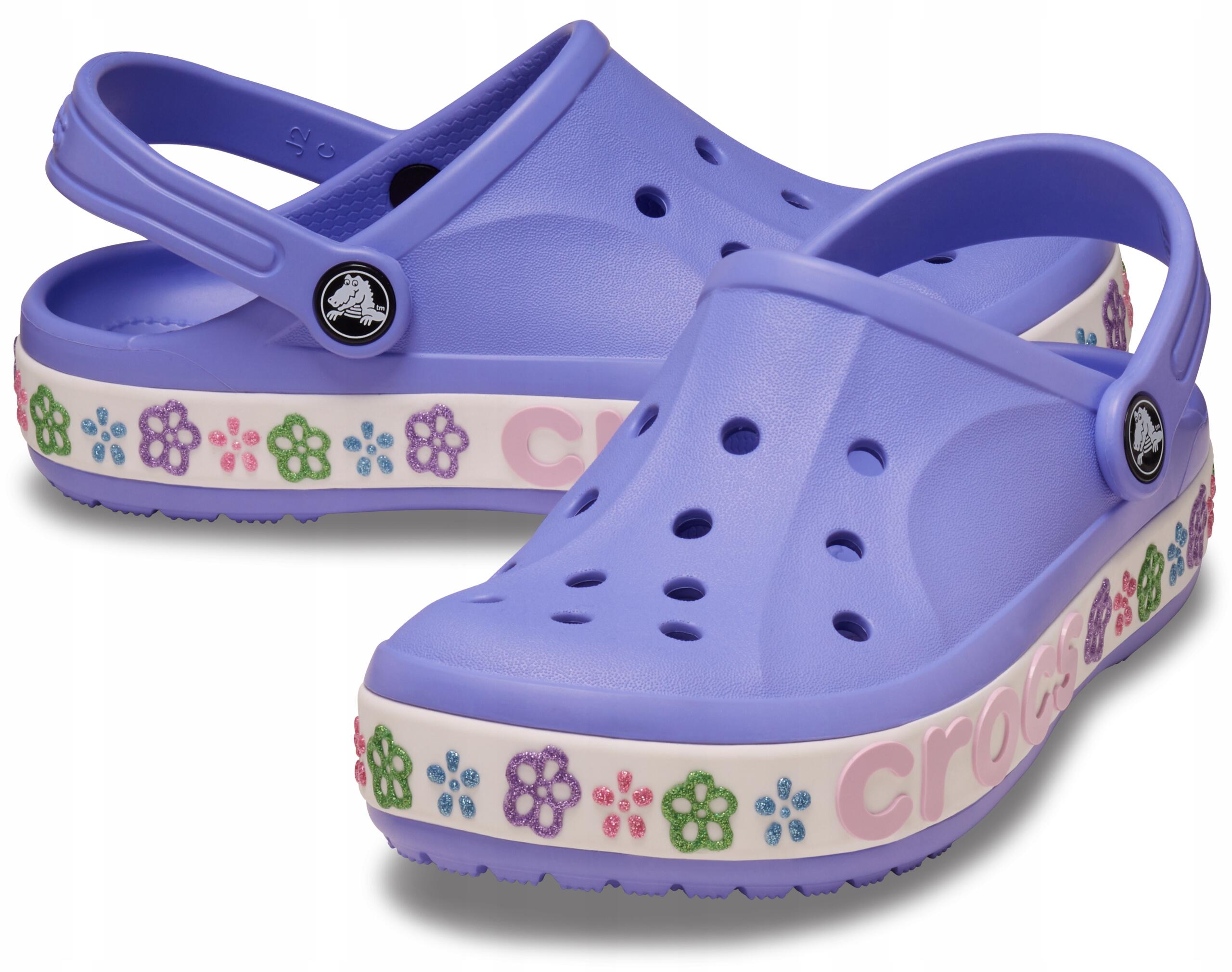 Chodaki Dla Dzieci Crocs Bayaband Flower Band Clog 2/6