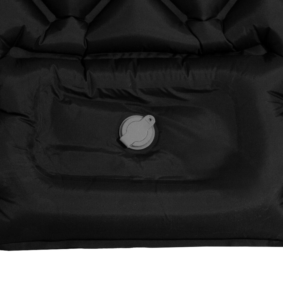 Materassino trekking gonfiabile 192 cm nero 6/7