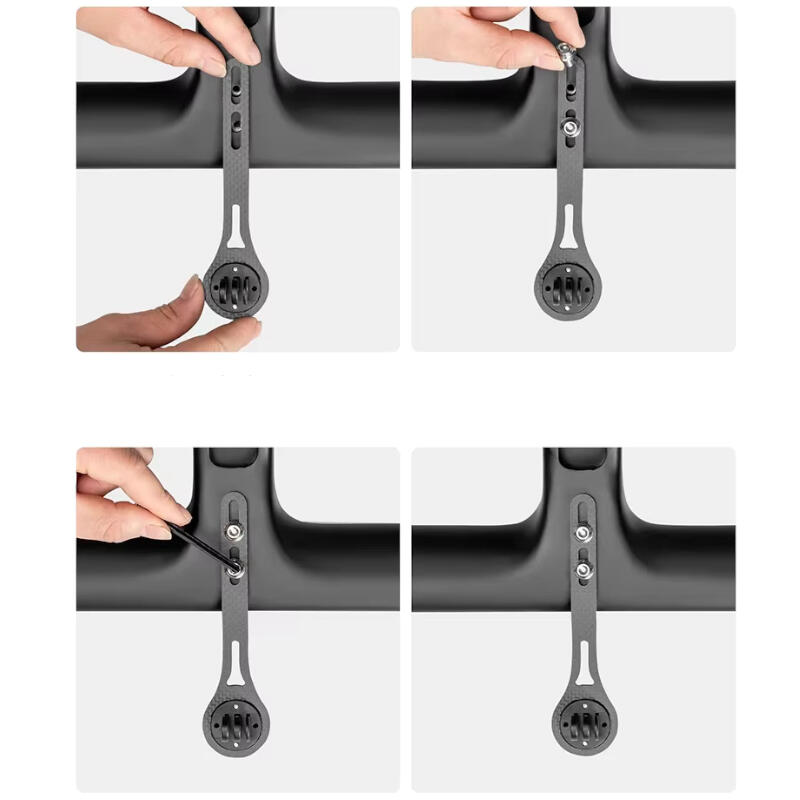 Uchwyt rowerowy pod kierownicę do licznika/nawigacji i lampki Rockbros FK-307S 6/7