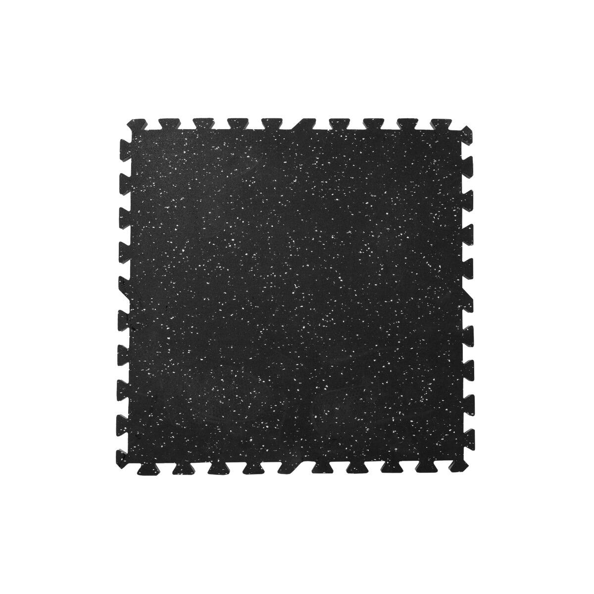 Mata puzzle fitness gumowa 60 x 60 cm czarna Puzzle Pro 5/7