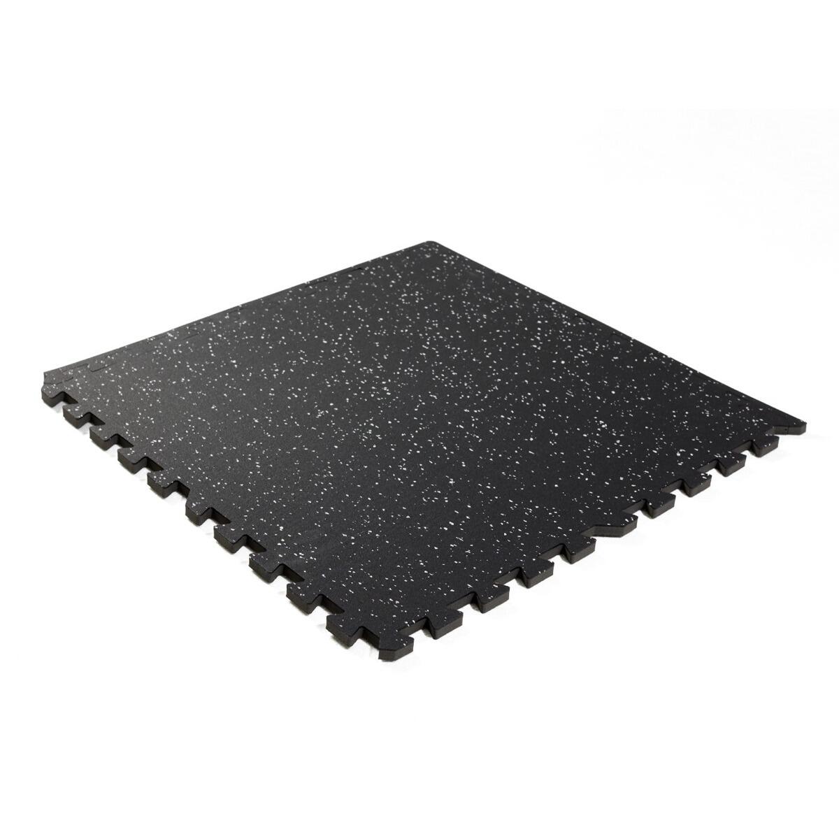 Mata puzzle fitness gumowa 60 x 60 cm czarna Puzzle Pro 4/7