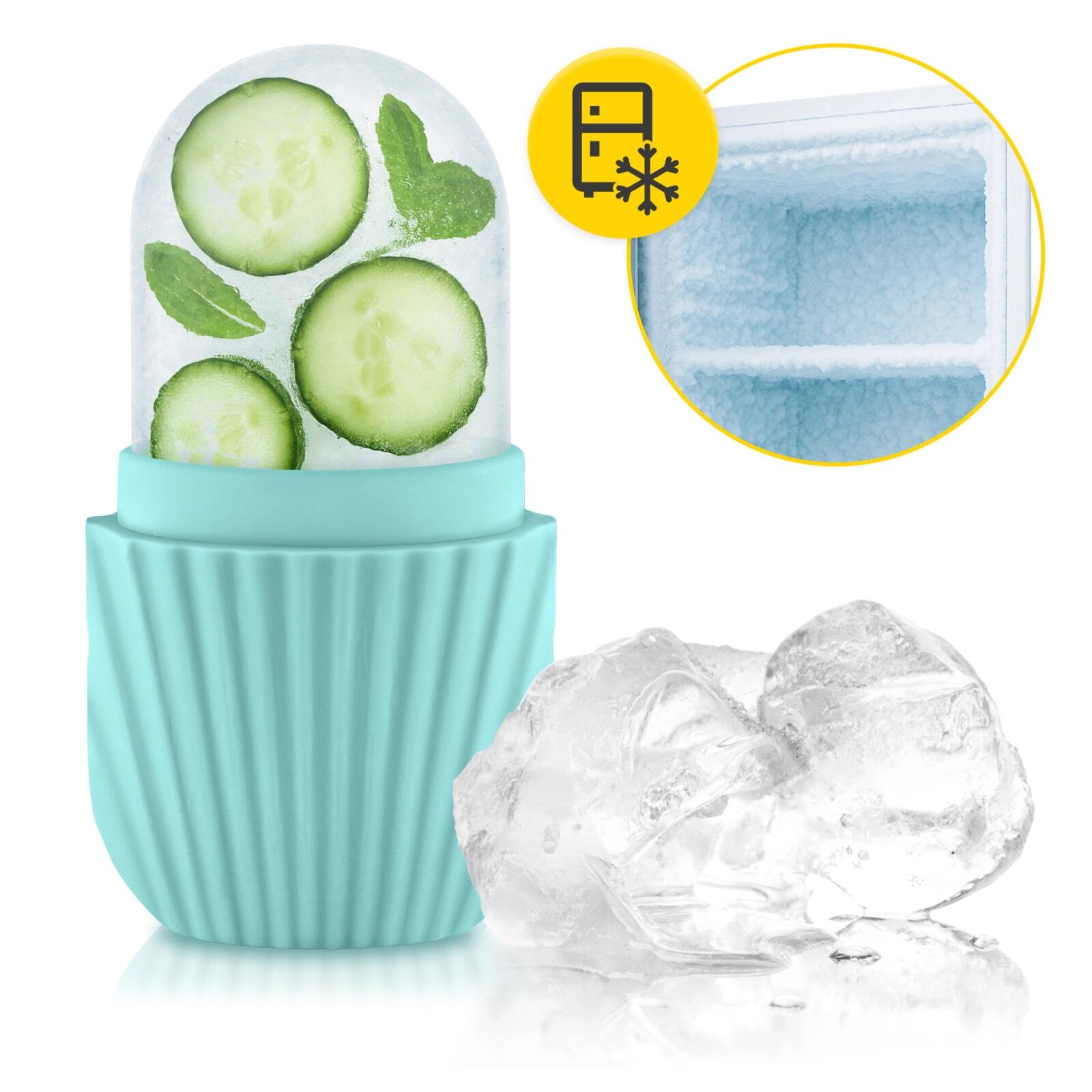 Masażer lodowy do twarzy 4FIZJO silikonowa kula ice roller 3/7