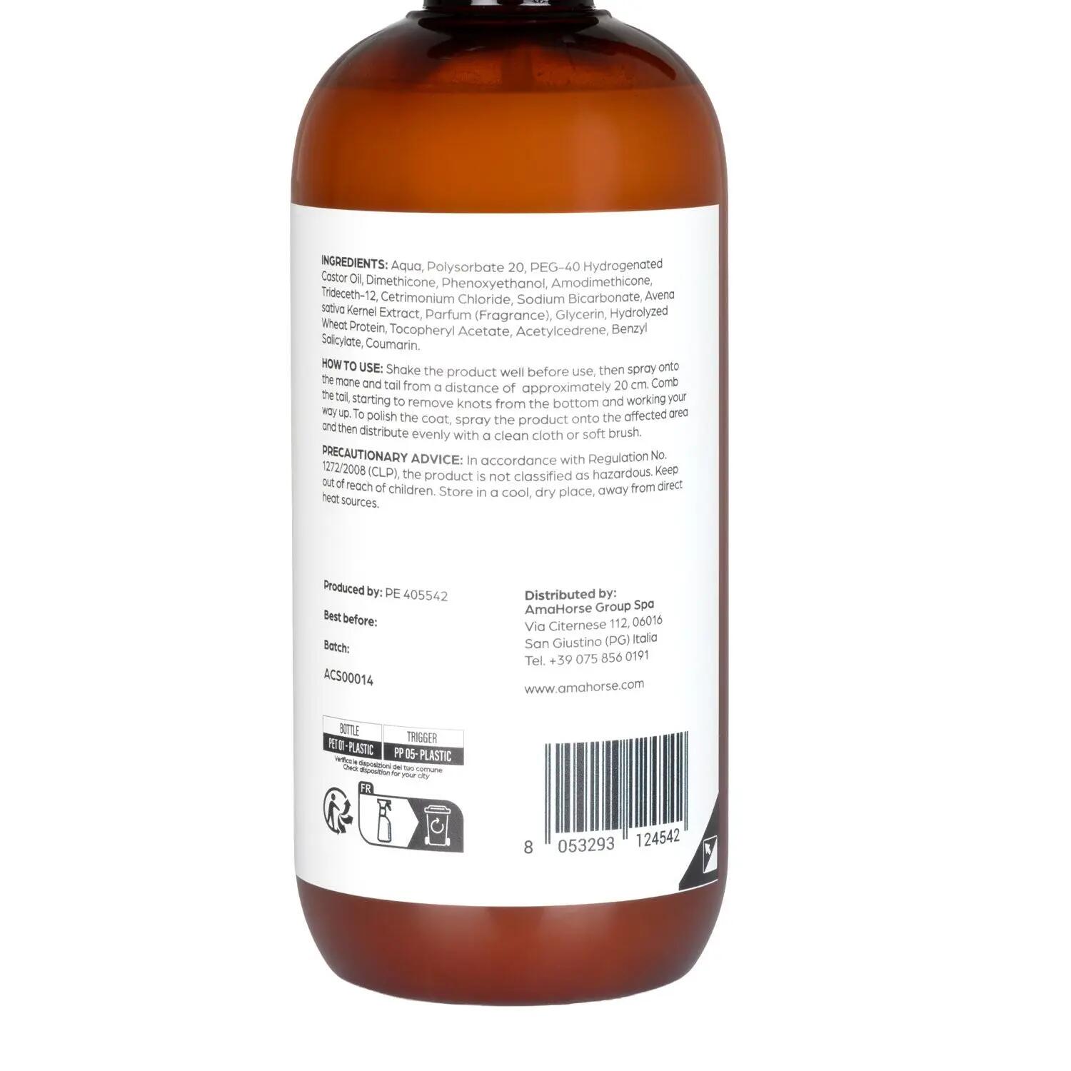 Acavallo Coconut & Oat Detangler Kleurloos - 3/4