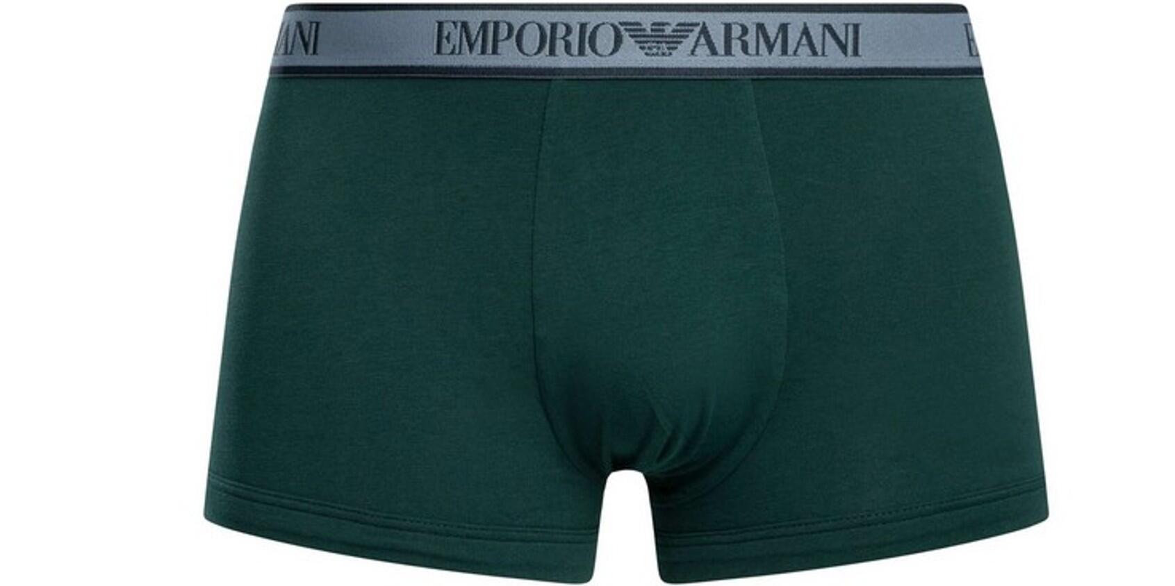 ARMANI EXCHANGE Emporio Armani Boxers Trunks 3-Pack Blue/Stone/Pine 2/7