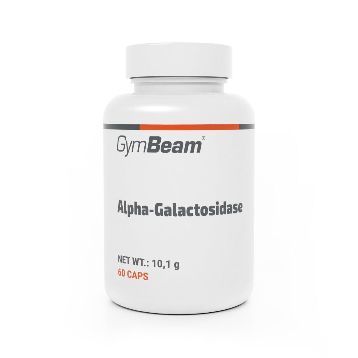 GYMBEAM Trávicí enzym alfa-galaktosidáza kapsle veganský
