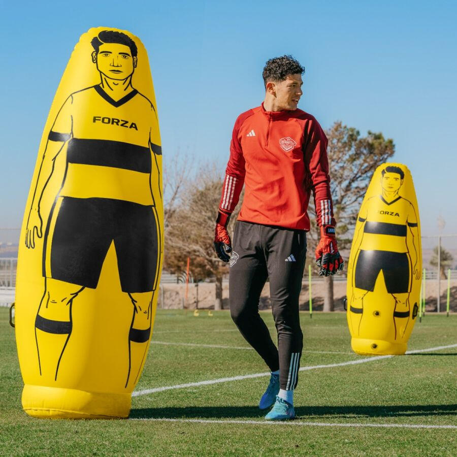 Nafukovací figurína fotbalové zdi FORZA Air Jumbo 205 cm 2/7