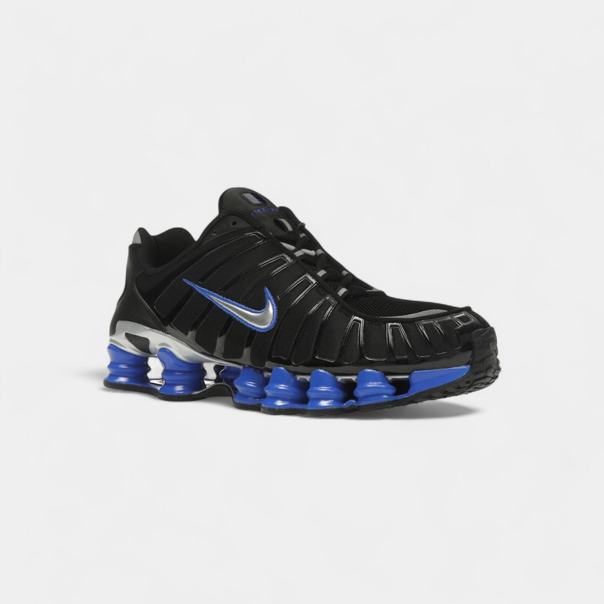 Nike Shox TL Black Racer Blue Metallic Silver 2/4