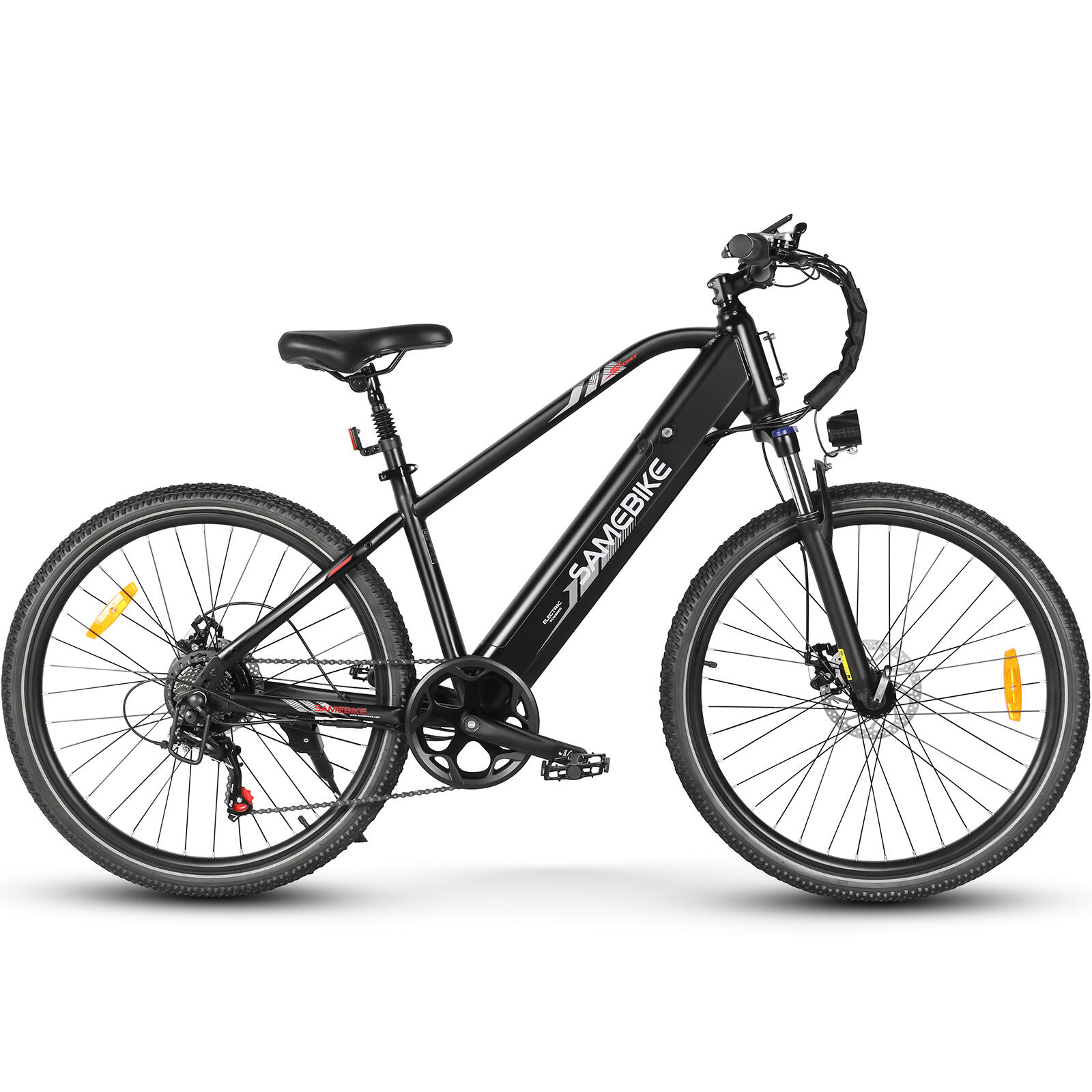 Bicicleta elétrica urbana SAMEBIKE RS-A01MEN 1.0 com bateria de 36V 15AH 3/7