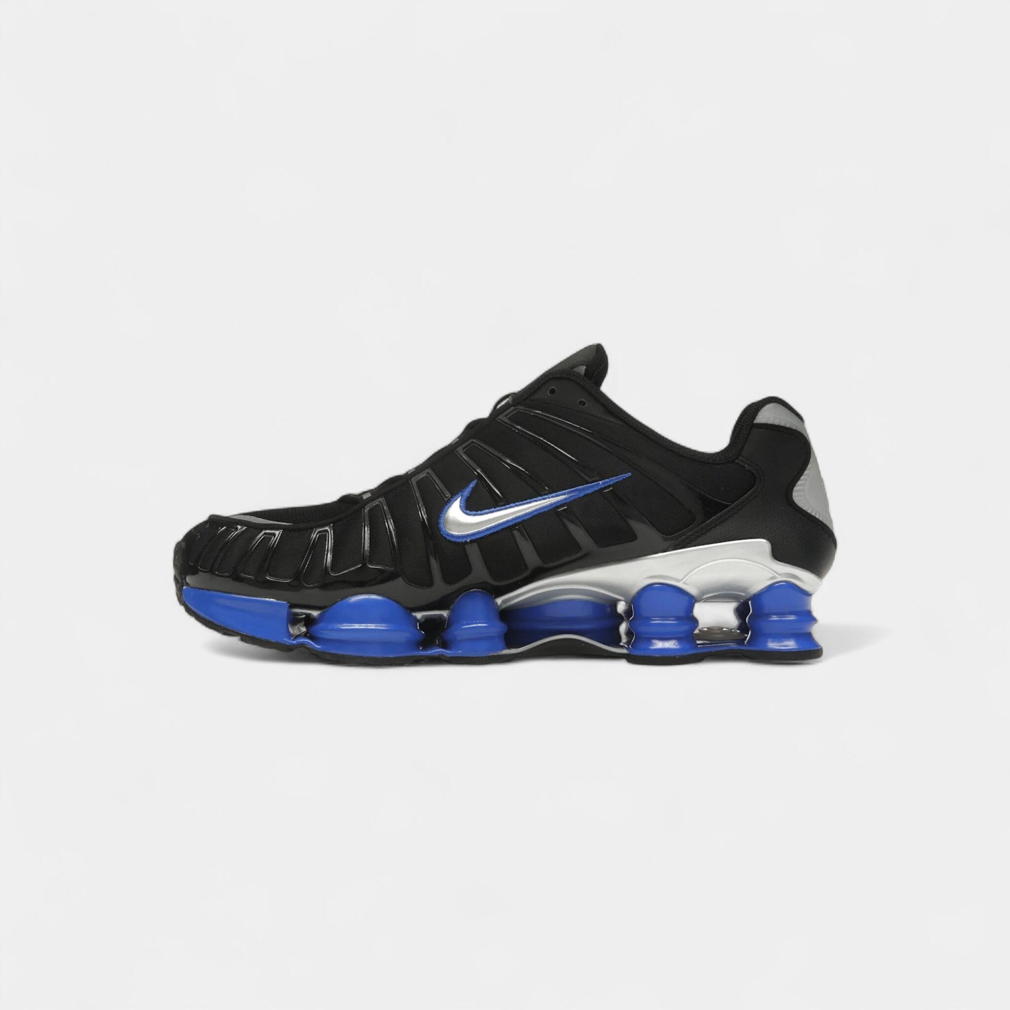 Nike Shox TL Black Racer Blue Metallic Silver 4/4