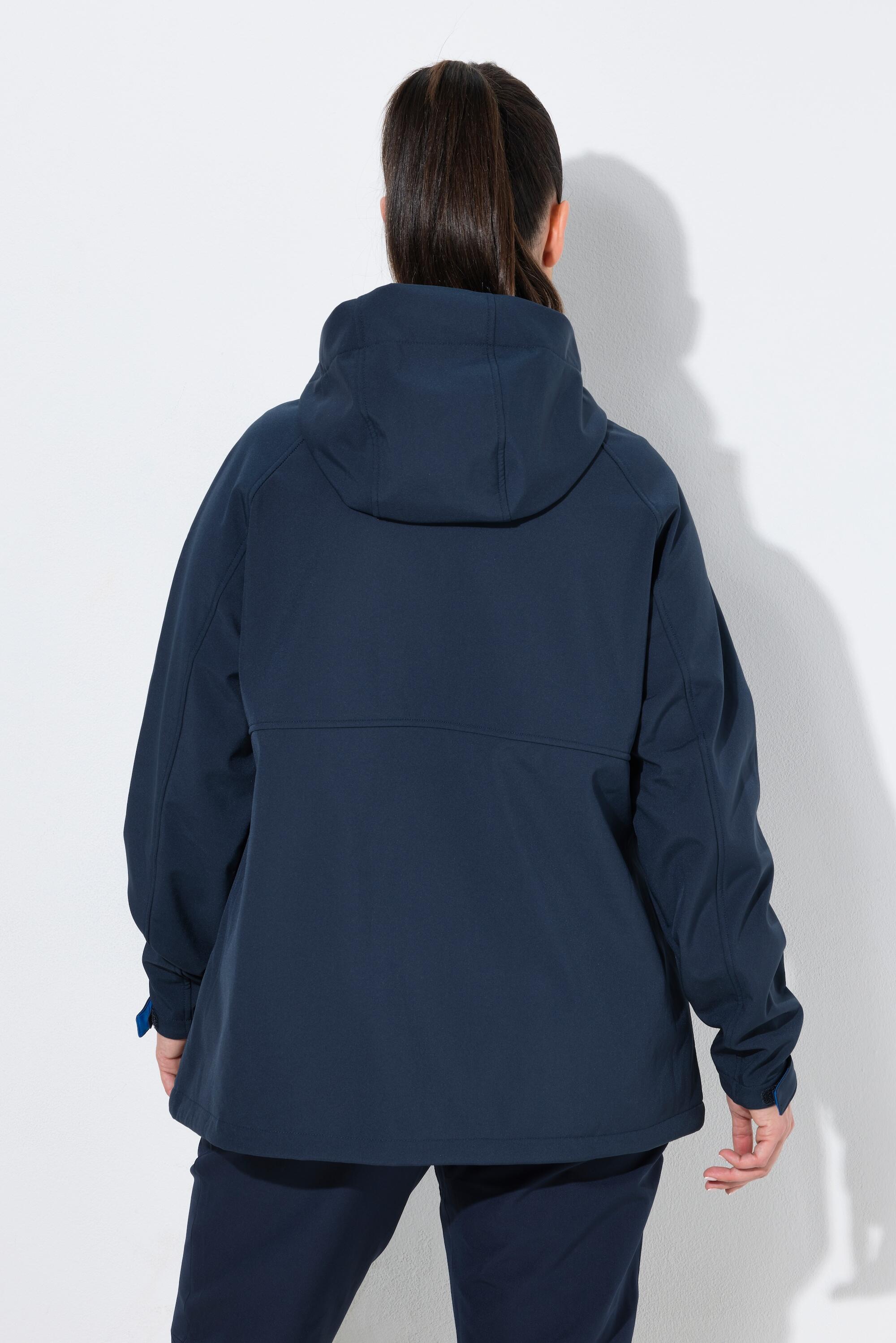 Femme Veste Softshell à capuche poches zippées fermetures à scratch 2/7