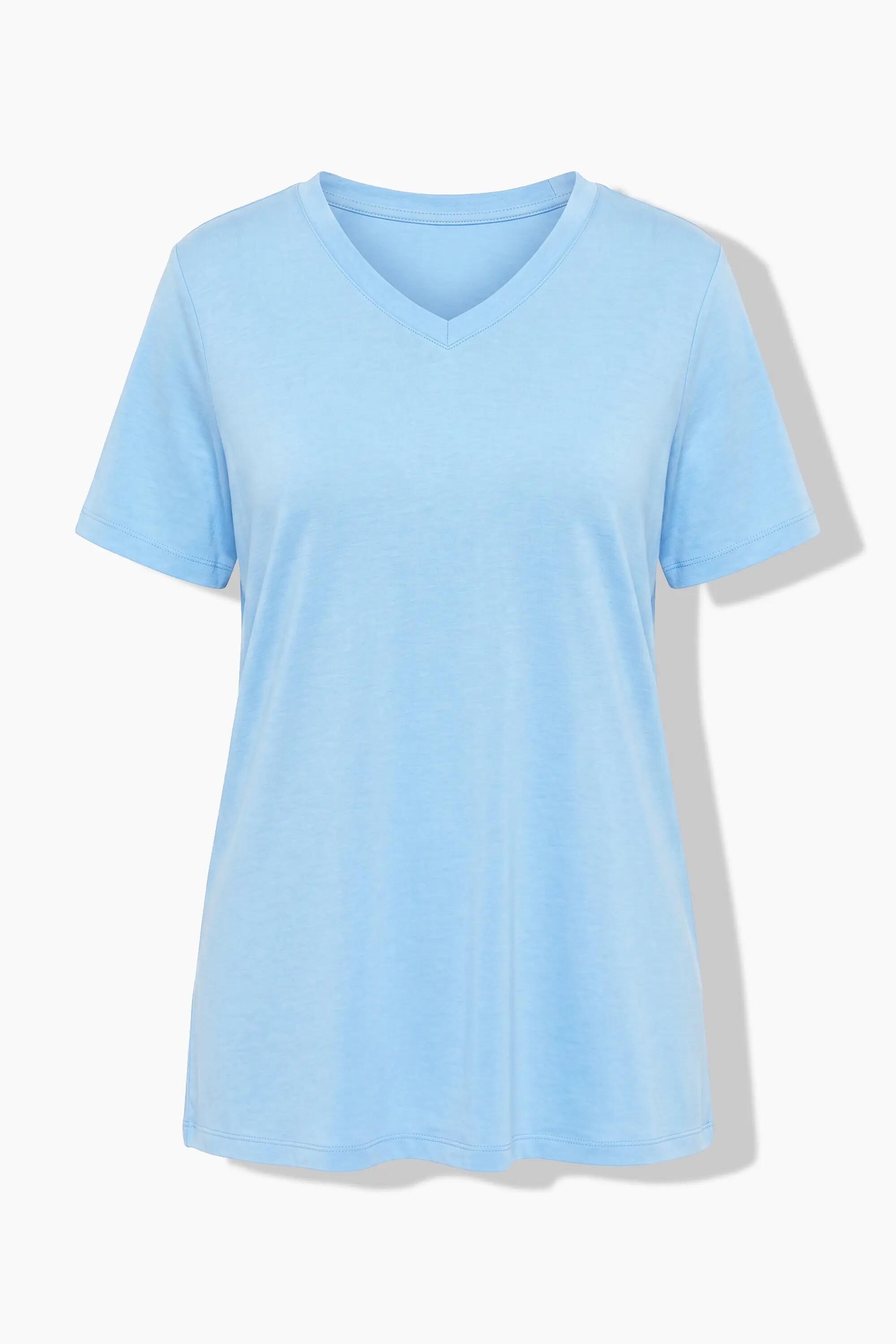 Dames Functioneel shirt antibacterieel V-hals korte mouw 6/6