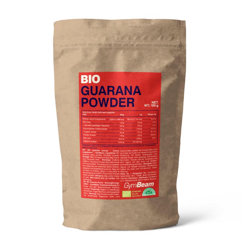 BIO Guarana w Proszku bez cukru 100 g