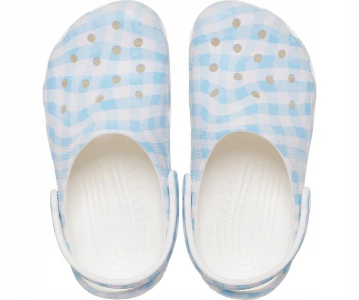 Chodaki Dla Dzieci Crocs Classic Gingham Clog 6/6