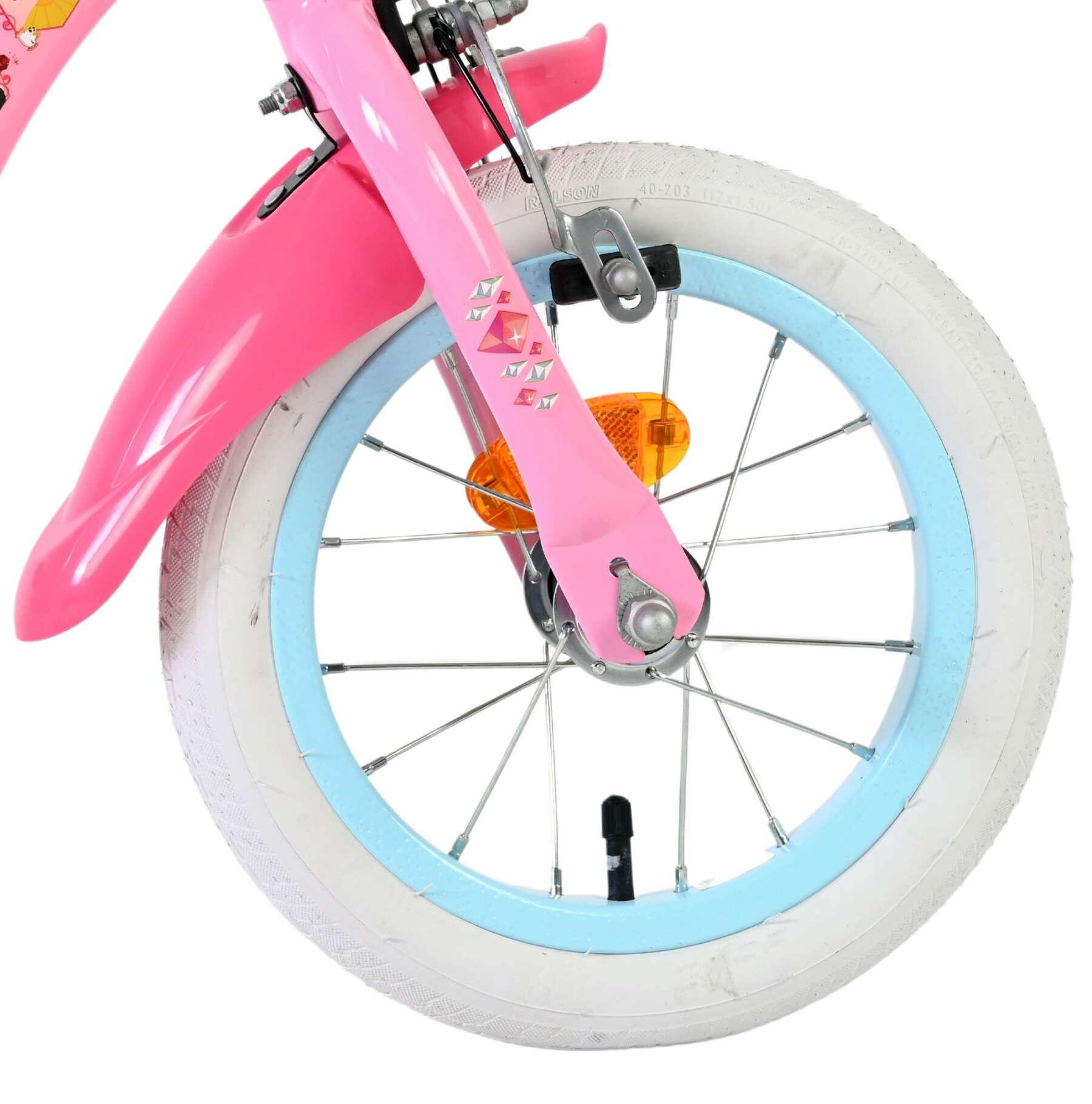 Disney Princess 12 Zoll Mädchenfahrrad mit Stützrädern 3/7