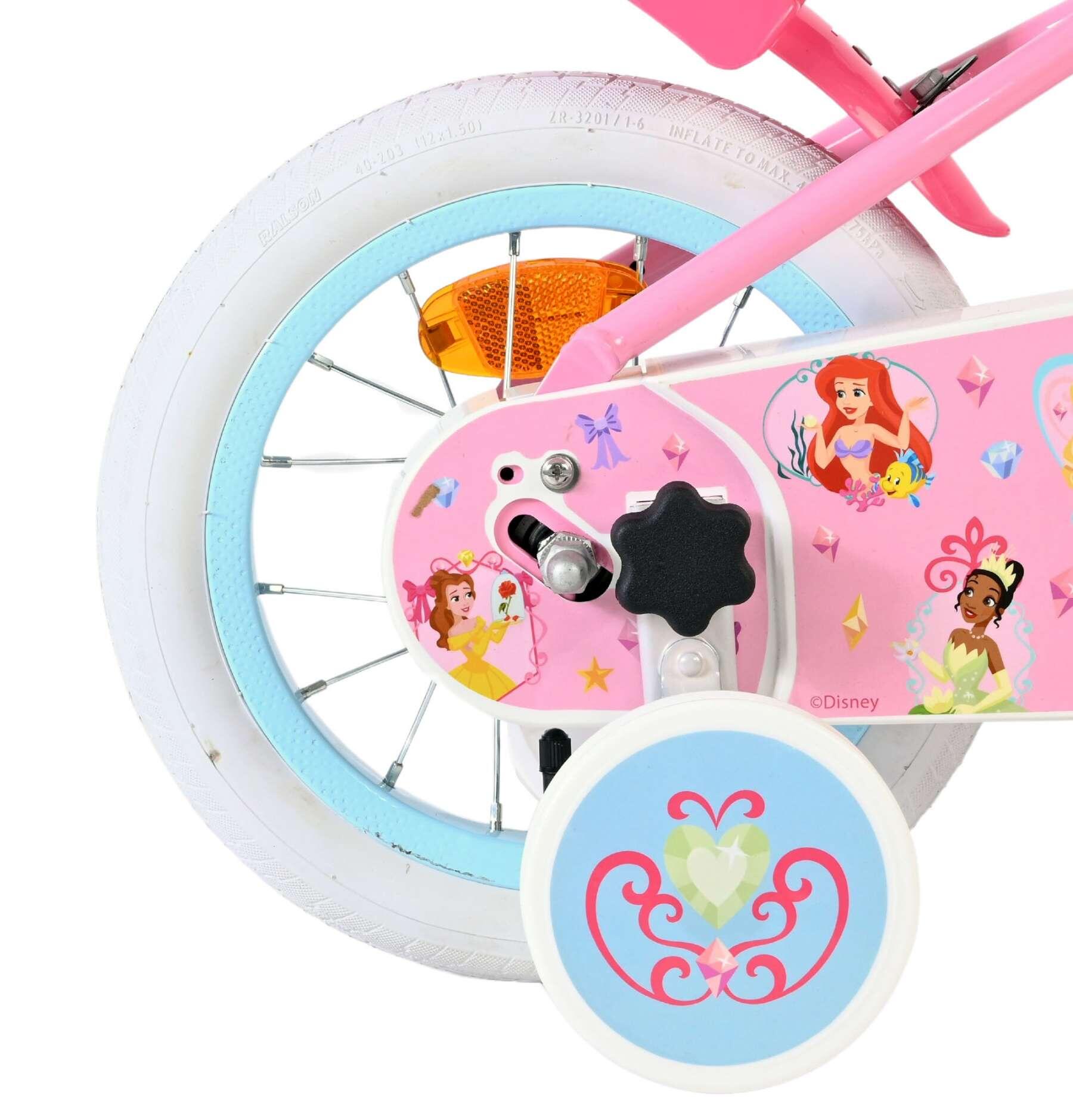 Disney Princess 12 Zoll Mädchenfahrrad mit Stützrädern 2/7