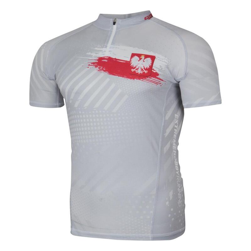 Koszulka do biegania męska POLSKA PRIME z krótkim rękawem