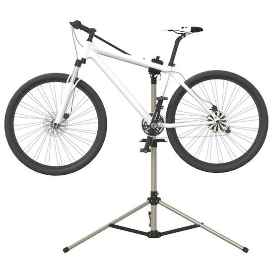 VidaXL support de réparation vélo pliable aluminium 120-165 cm