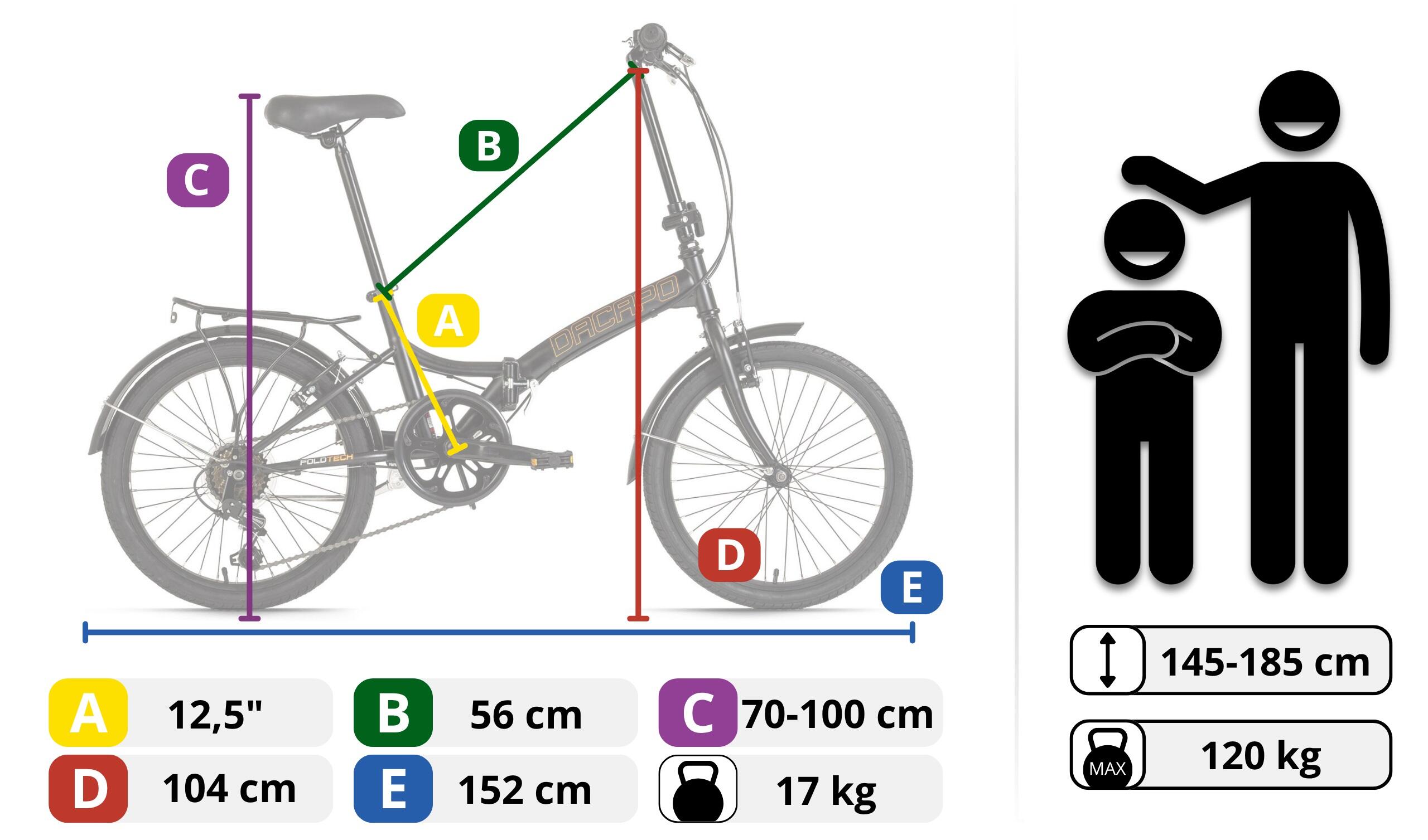 Rower Składany KS Cycling DaCapo Foldtech 2/6