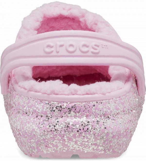 Chodaki Dla Dzieci Crocs Classic Lined Glitter Clog 5/6