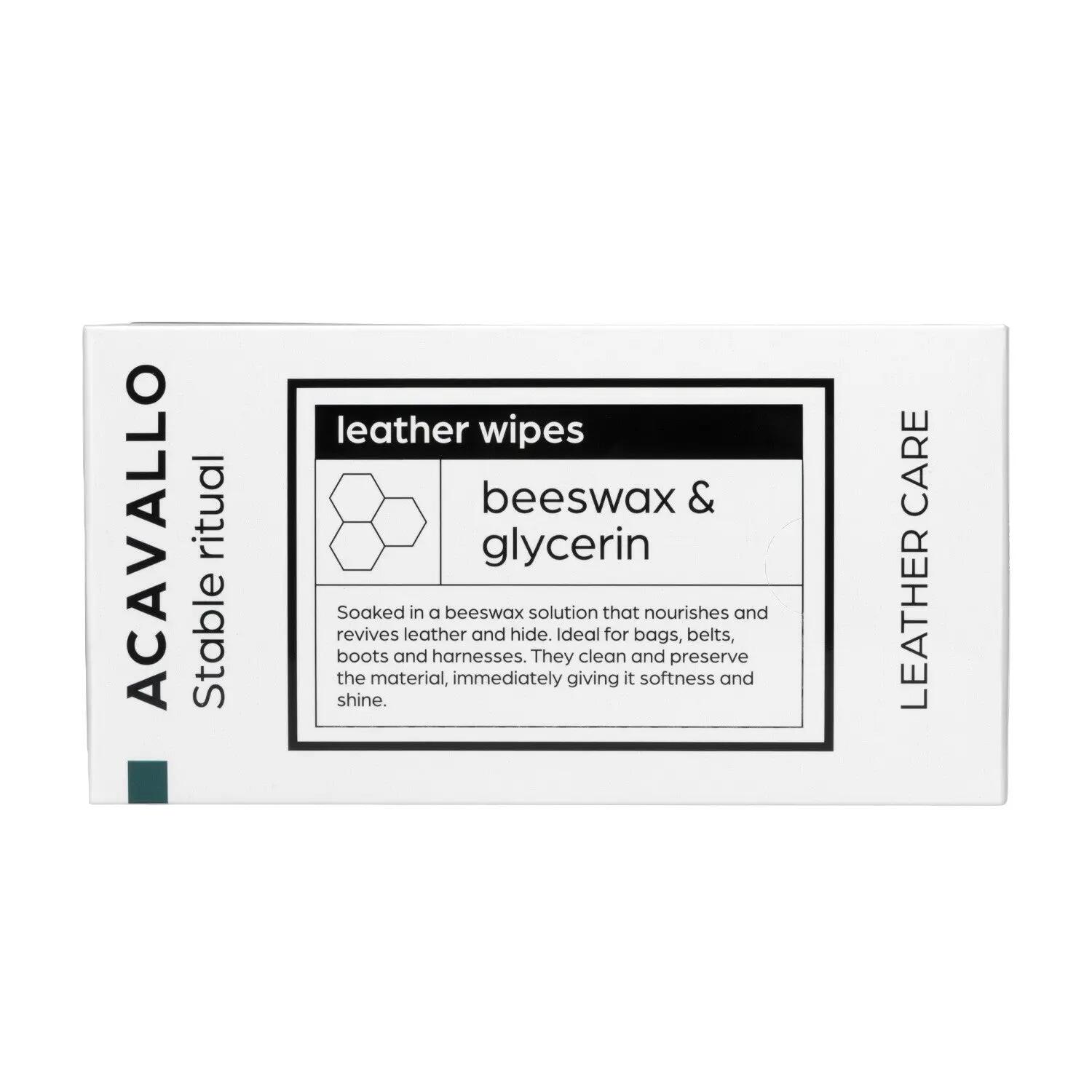 Acavallo Beeswax Leder Doekjes Kleurloos - 2/4