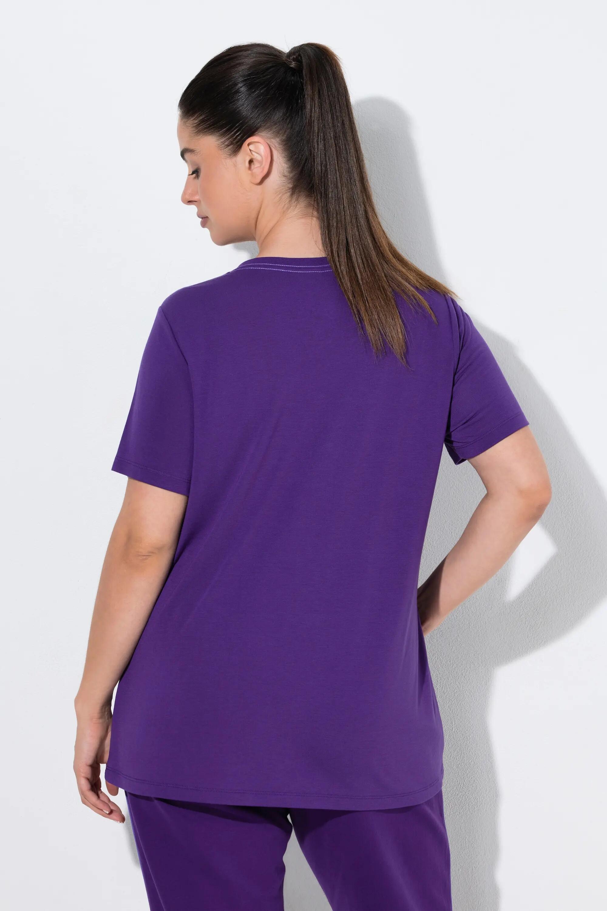 Dames Functioneel shirt antibacterieel V-hals korte mouw 2/6
