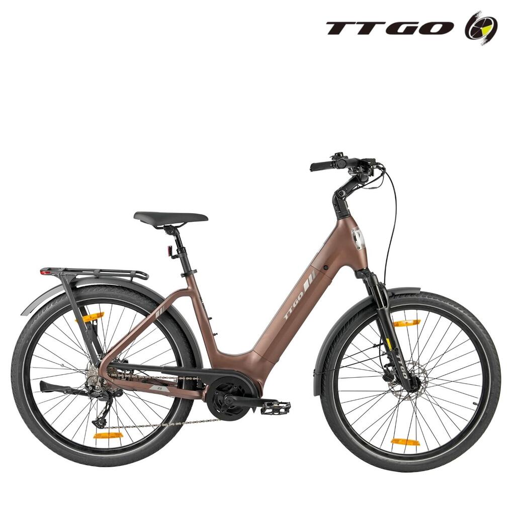 Men's/Women's E-bike 2026 Z5 130km 27.5" 9-speed Brown